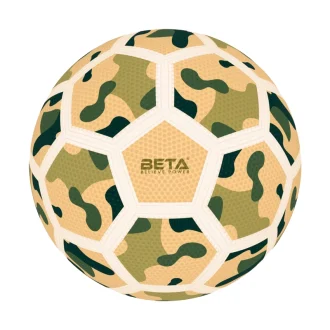 Beta army rubber soccer ball, size 4