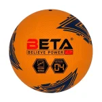 Beta dribble rubber soccer ball, size 4, orange color
