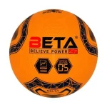 Beta dribble rubber soccer ball, size 5, orange color