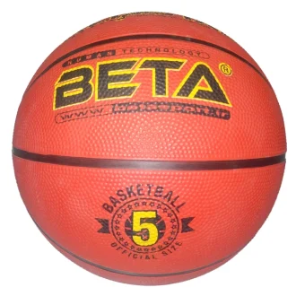توپ بسکتبال لاستیکی آموزشی برند بتا سایز 5