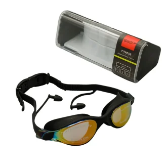 Boxed swimming goggles